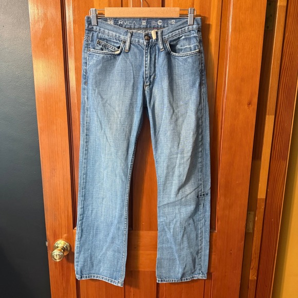 RVCA Other - RVCA Artist Network Program Jeans Mens 28 Light Blue Excellent Straight Leg ANP